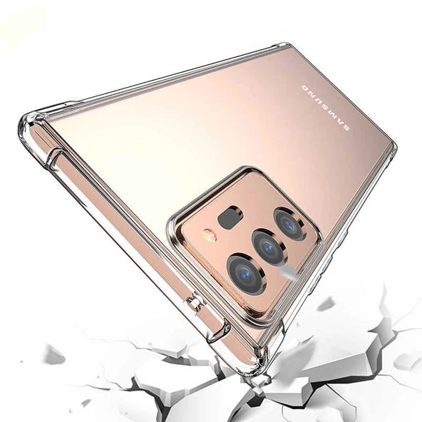 Samsung Galaxy Note 20 Ultra Kılıf Şeffaf Nitro Anti Shock Kapak - 3
