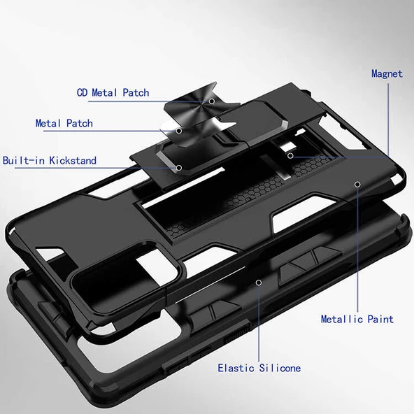 Samsung Galaxy Note 20 Kılıf Wolverine Armour Case - 5