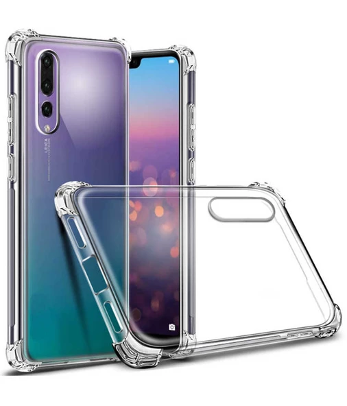 Huawei P20 Pro Kılıf Şeffaf Nitro Anti Shock Kapak