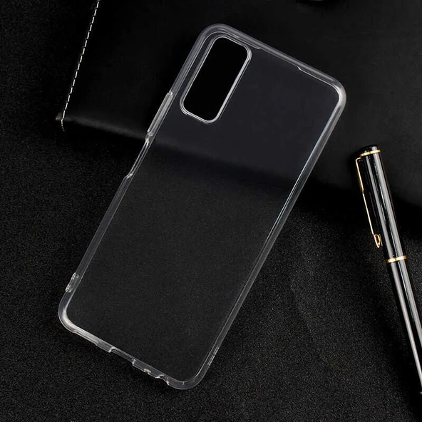 Vivo Y20S Kılıf Şeffaf Silikon Hibrit Case - 12