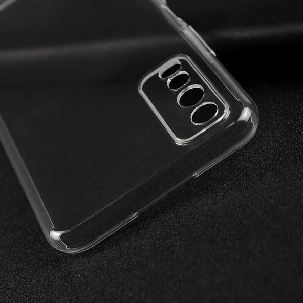 Vivo Y20S Kılıf Şeffaf Silikon Hibrit Case - 4