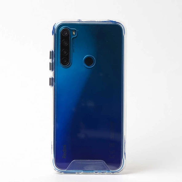 Xiaomi Redmi Note 8 Kılıf Şeffaf Sararmaz Gard Silikon