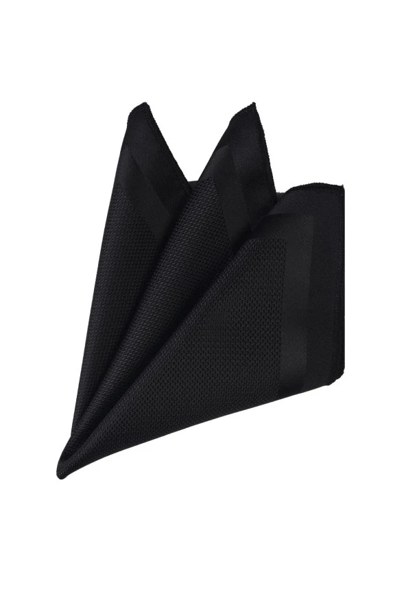 Esgue Siyah Slim Kravat Mendil & Gold Renk Çapa Broş Erkek Hediye Seti - Resim 4