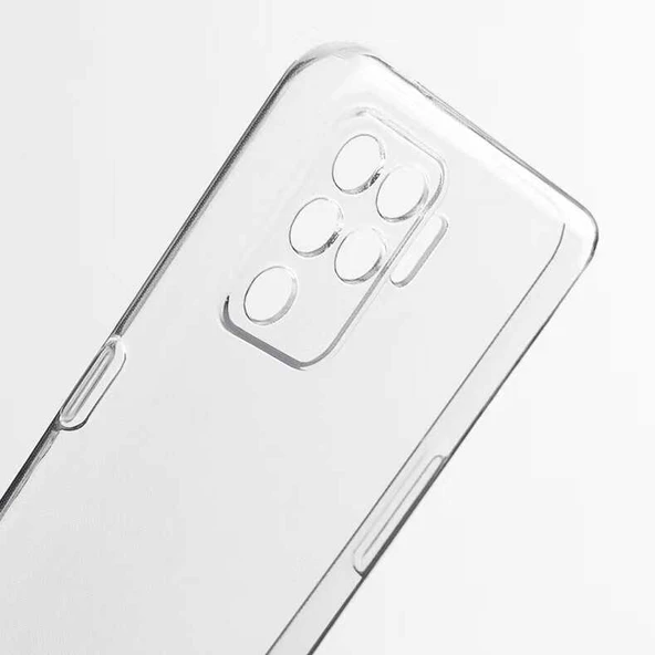 Oppo Reno 5 Lite Kılıf Kamera Korumalı Şeffaf Kapak - 7