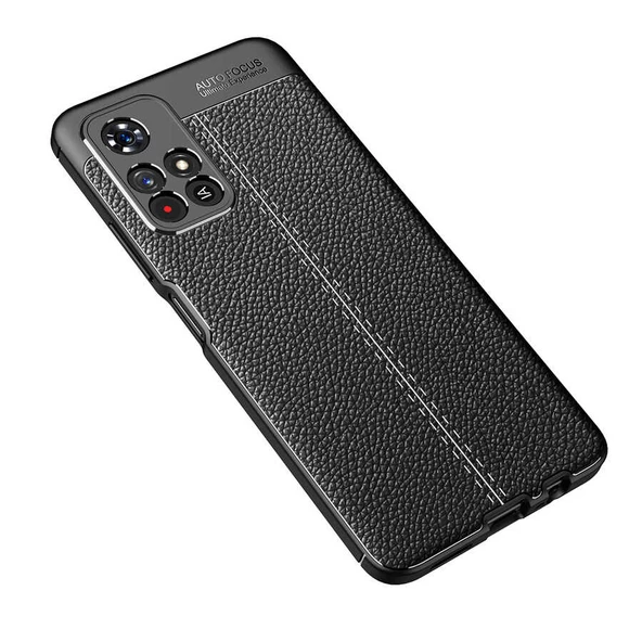 Xiaomi Poco M4 Pro 5G Kılıf Deri Tarzı Niss Silikon Case Kapak - 9