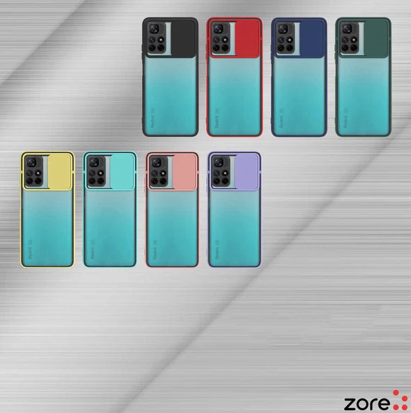 Xiaomi Poco M4 Pro 5G Kılıf Kamera Kapatmalı Lensi Case - 2