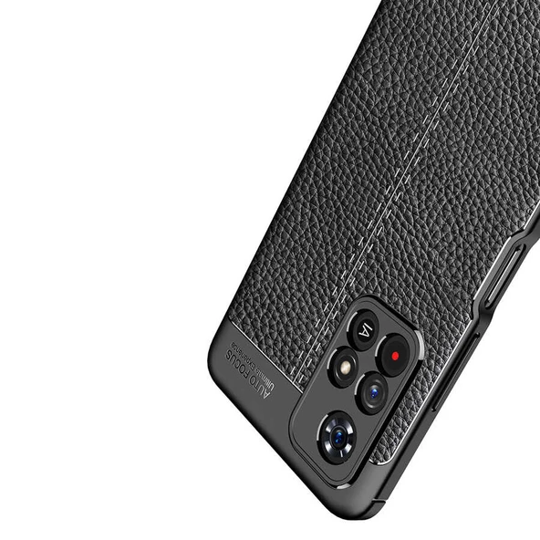 Xiaomi Poco M4 Pro 5G Kılıf Deri Tarzı Niss Silikon Case Kapak - 4