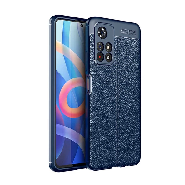 Xiaomi Poco M4 Pro 5G Kılıf Deri Tarzı Niss Silikon Case Kapak - 12