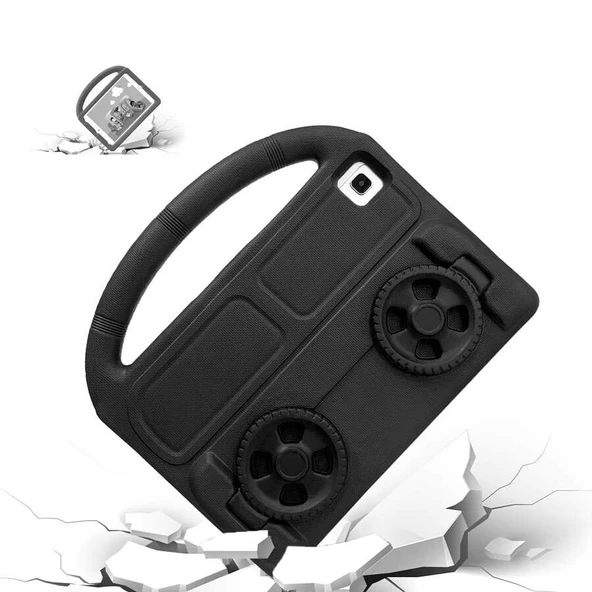 Samsung Galaxy Tab S5E T720 T725 T727 Kılıf Standlı Araba Case - 11