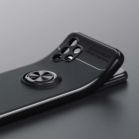 Samsung Galaxy A13 4G Kılıf Yüzüklü Magnetli Ravel Case Kapak - 6