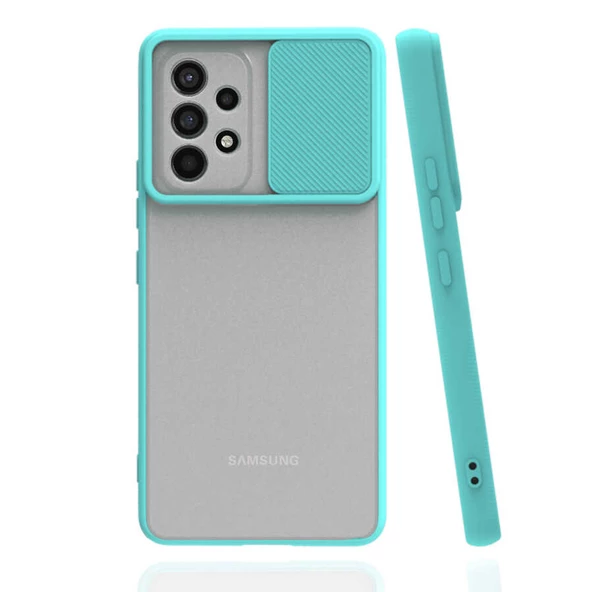 Samsung Galaxy A73 Kılıf Kamera Kapatmalı Lensi Case