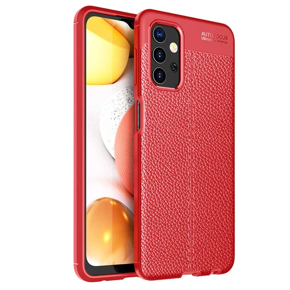 Samsung Galaxy A13 4G Kılıf Deri Tarzı Niss Silikon Case Kapak - 11