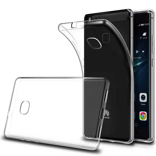 Huawei P10 Lite Kılıf Şeffaf Silikon Hibrit Case Kapak