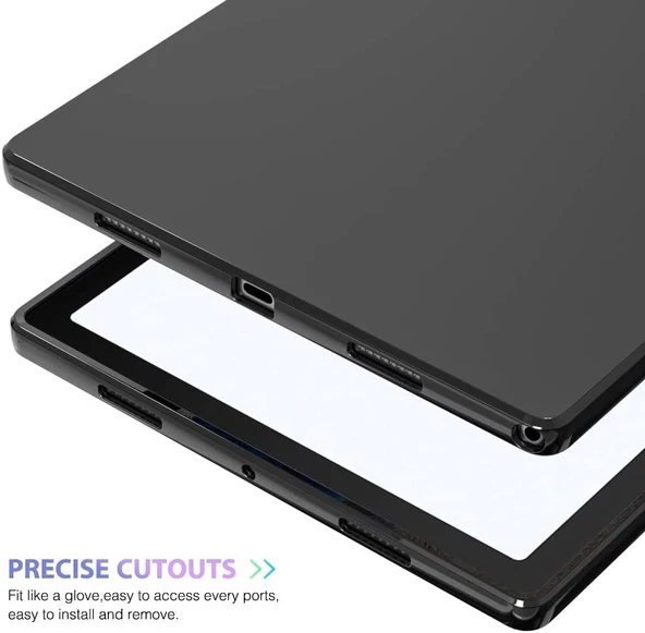Samsung Galaxy Tab A8 10.5 SM-X200 2021 Kılıf Tablet Hibrit Silikon Case - 6