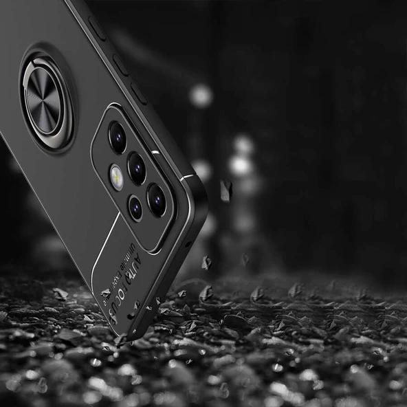 Samsung Galaxy A33 5G Kılıf Yüzüklü Magnetli Ravel Case Kapak - 6