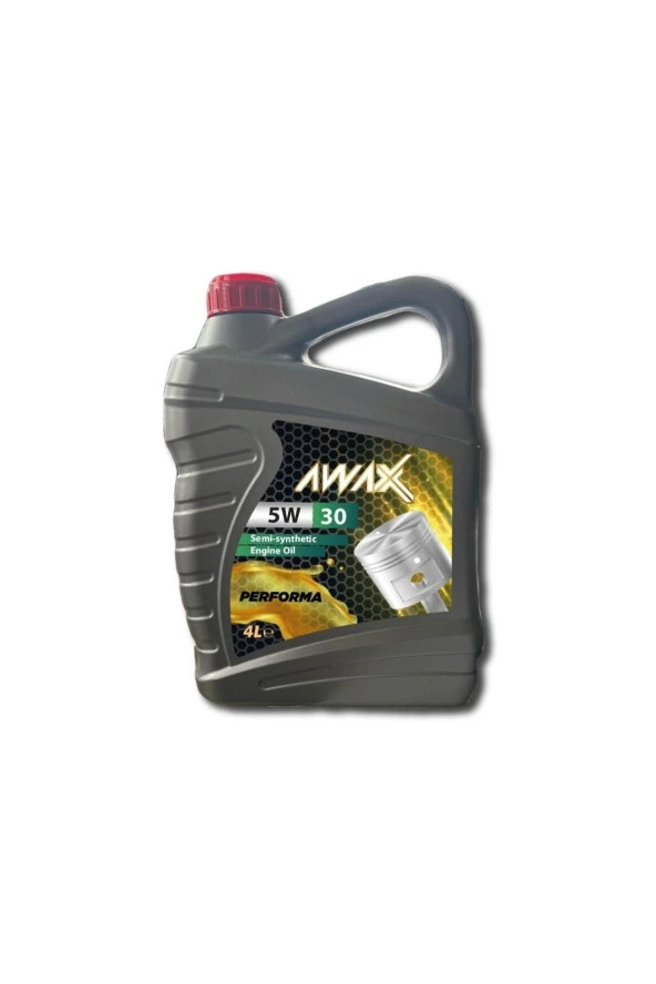 AWAX MOTOR YAĞI 5w/30 - 4 Litre Üretim Yılı:2025