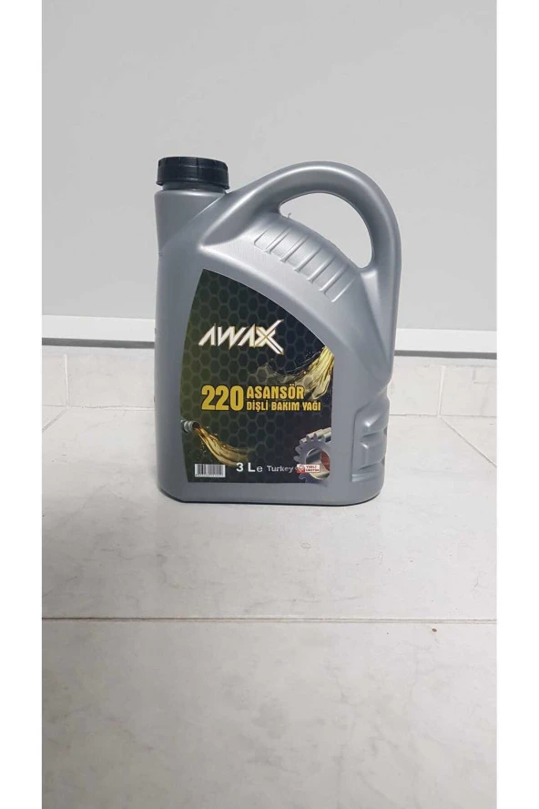 AWAX 220 NUMARA 3 LT ASANSÖR VE DİŞLİ BAKIM YAĞI