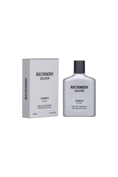 Gabrini Richmen Silver Edt For Man 100 Ml