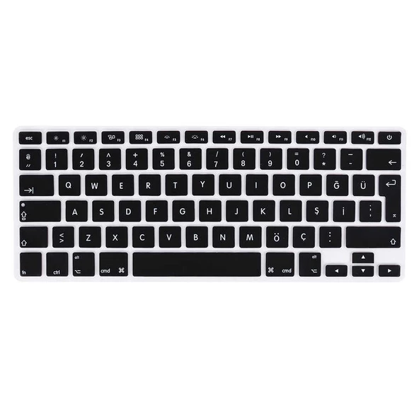 Apple Macbook Pro 15.4inç Retina Q Klavye Koruyucu Silikon Ped - 2