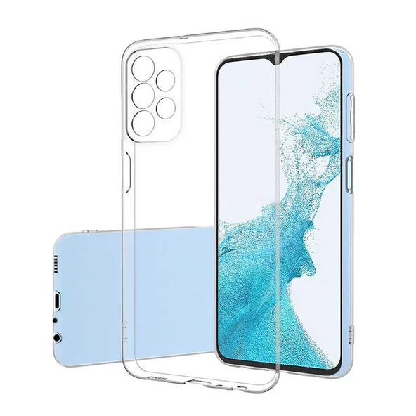 Samsung Galaxy A33 5G Kılıf Şeffaf Silikon Hibrit Case Kapak