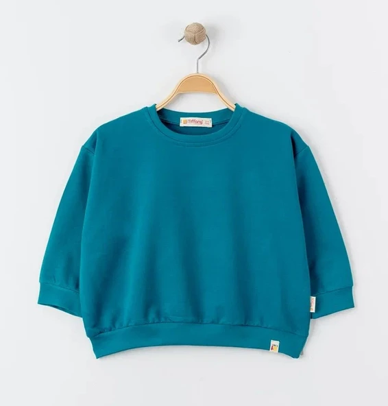 uğurböceğiçocuk Tiffany Oversize Eşofman Theme Çocuk Sweatshirt 27096 - 11