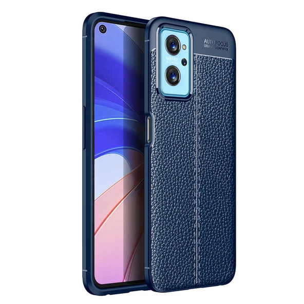 Oppo A96 4G Kılıf Deri Tarzı Niss Silikon Case Kapak