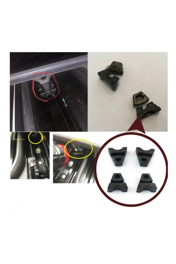 MERCEDES A Class W176 Sunroof Kızak Tamir Braket Klipsi 2013-2018 - Resim 3