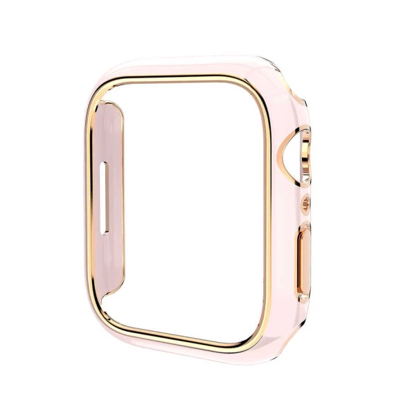 Apple Watch 7 8 45mm Gold Çizgili Kasa Koruyucu