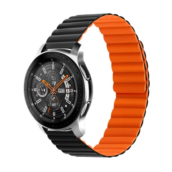 Samsung Galaxy Watch 3 41mm Kordon Renkli Strap Deri Loop Kordon