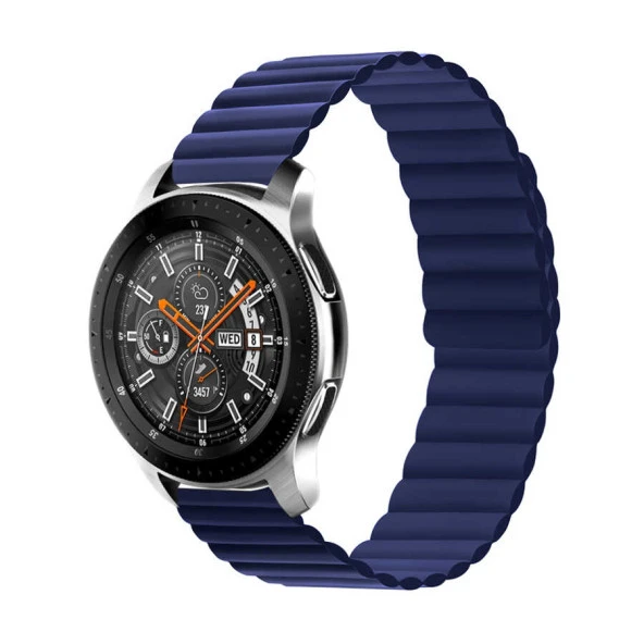 ​​Amazfit GTS Bip Lite S GTR 42mm Kordon Renkli Strap Deri Loop Kordon - Resim 6