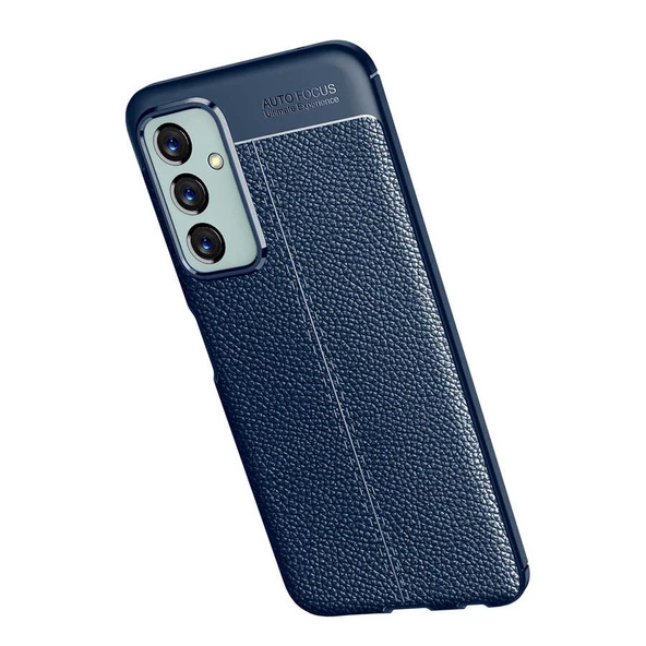Samsung Galaxy M23 Kılıf Deri Tarzı Niss Silikon Case Kapak - 10