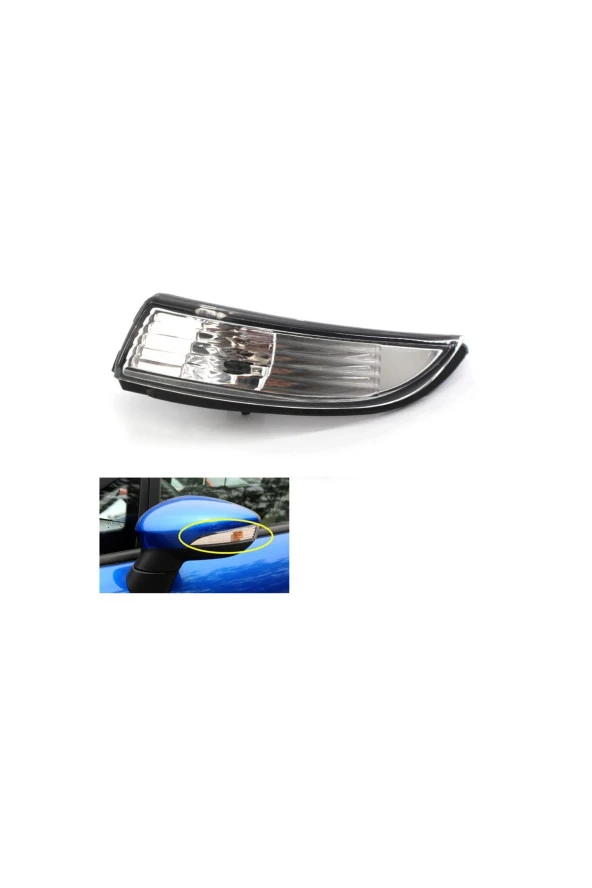 Fiesta Ayna Sinyali Sol 2009-2015 8A6113B382AF 1 Adet - 3