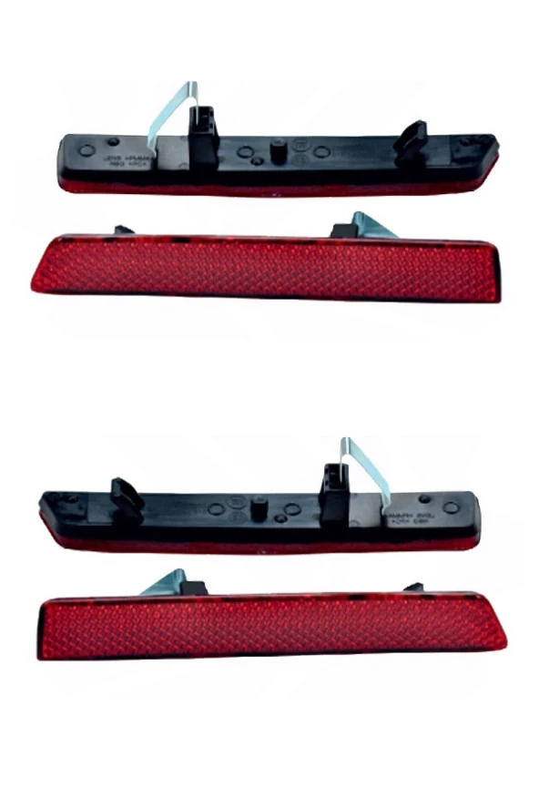 FIAT Doblo 3 Tampon Reflektörü Sağ Sol Takım 2010-2018 51810677 - 2