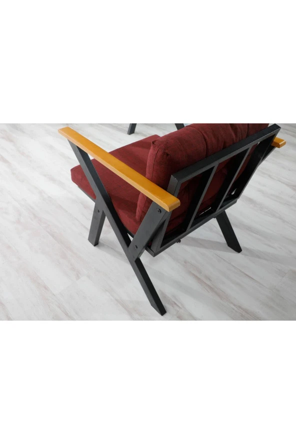 Dekoroom's Zeta 3 1 1 Balkon Takımı, Bahçe Mobilyası, Çay Seti, Kafe Oturma Grubu, Teras Koltuk Takımı