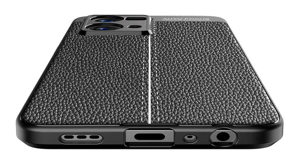 Oppo Reno 7 4G Kılıf Deri Tarzı Niss Silikon Case Kapak - 6
