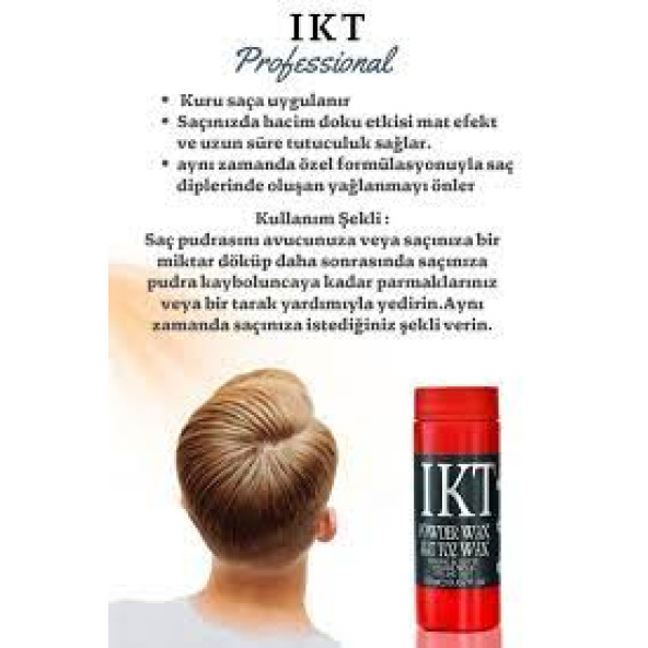 IKT Professional Powder Wax Mat Toz Wax 20g