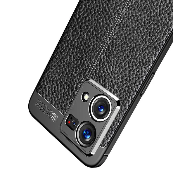 Oppo Reno 7 4G Kılıf Deri Tarzı Niss Silikon Case Kapak - 3