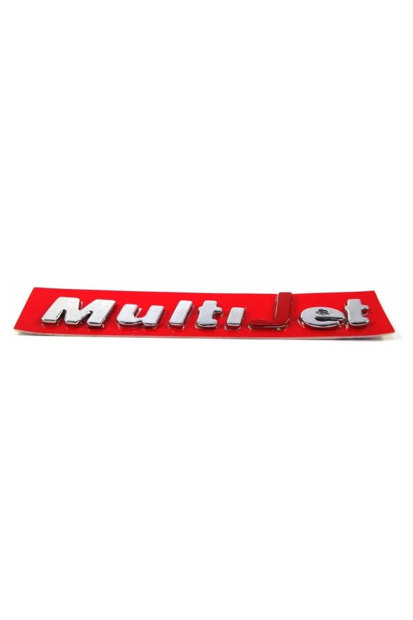 FIAT Idea MultiJet Bagaj Yazısı Kırmızı 2003-2012 106mm-13mm