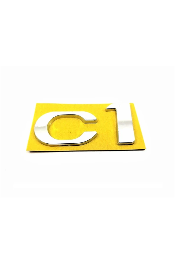 CITROEN C1 Bagaj Yazısı 65mm-35mm