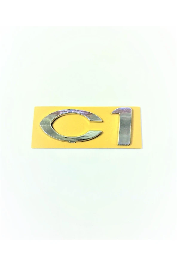 CITROEN C1 Bagaj Yazısı 80mm-35mm 2005-2013