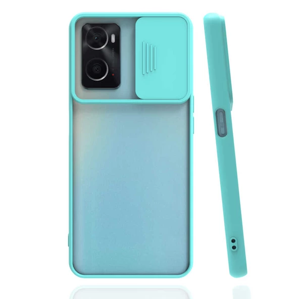 Oppo A96 4G Kılıf Kamera Kapatmalı Lensi Case