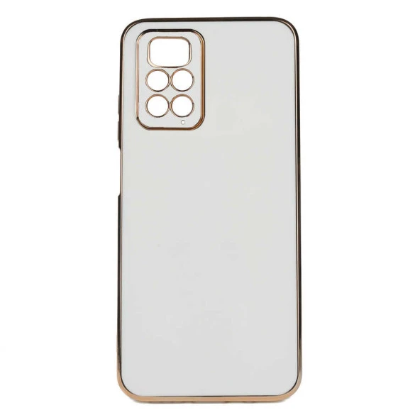Xiaomi Redmi Note 11 Pro 5G Kılıf Köşeli Altın Model Kapak - 6