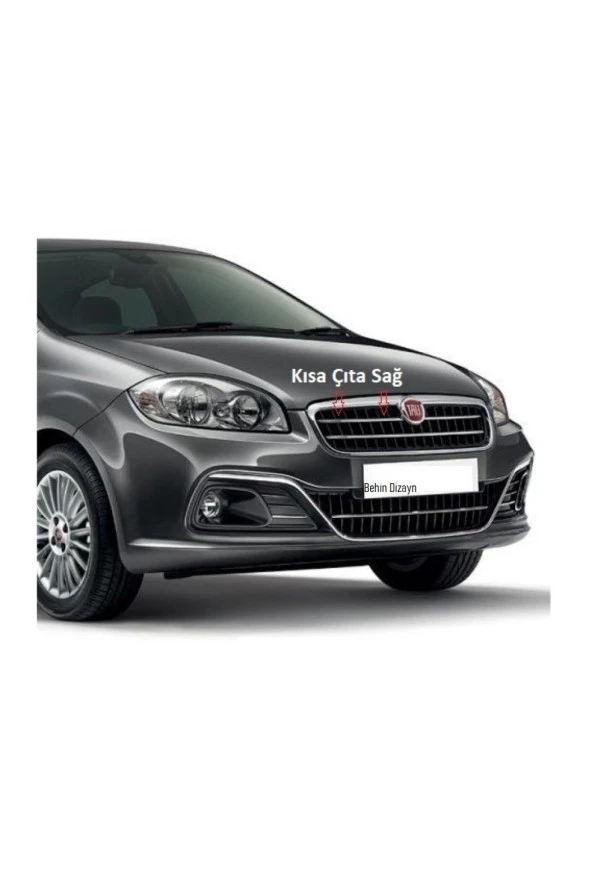 FIAT Linea Panjur Çıtası Krom (Kısa Sağ) 2012-2018 - 2
