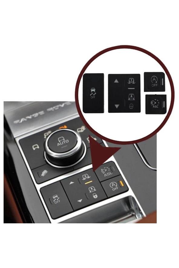 Land Rover Range Rover Sport L494 Konsol Tuş Takımı 2013-2017 - 3