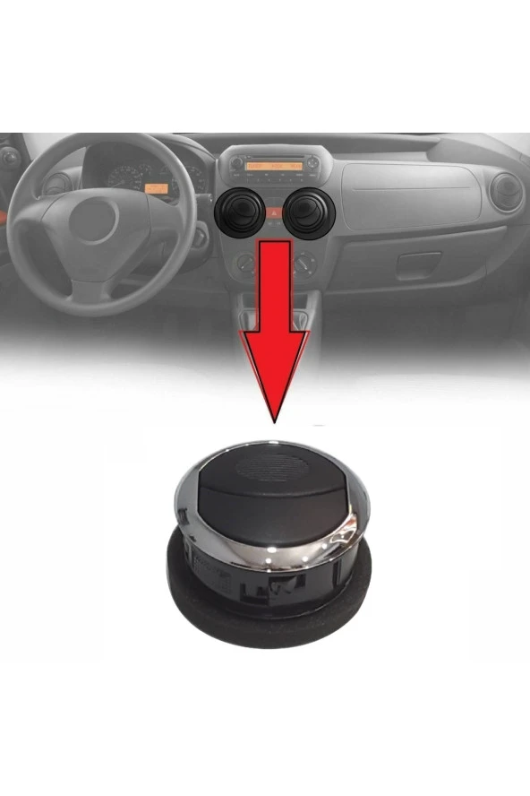 CITROEN Nemo Kalorifer Havalandırma Izgarası Orta 1 Adet - 2