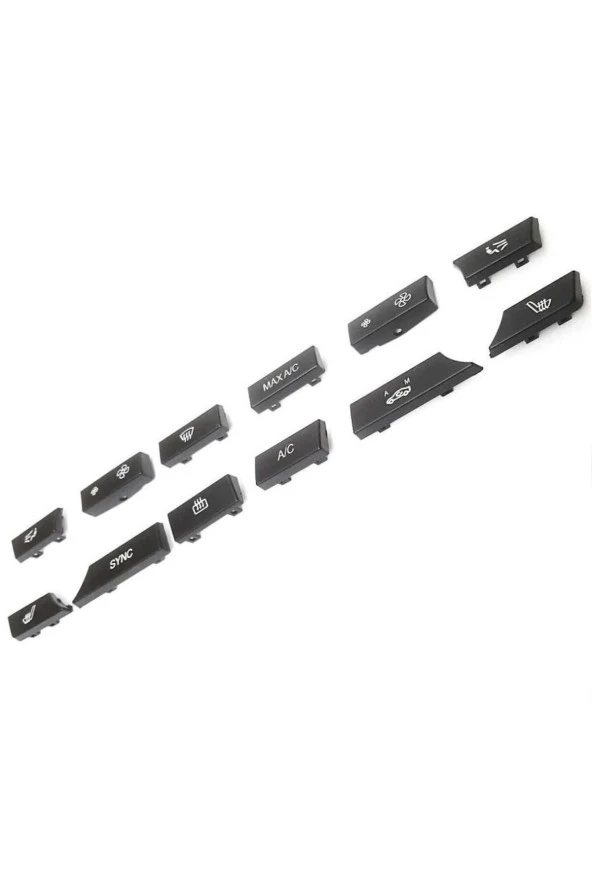 BMW 5 Serisi F10 Klima Kontrol Düğme Seti 12 Parçalı 2011-2016