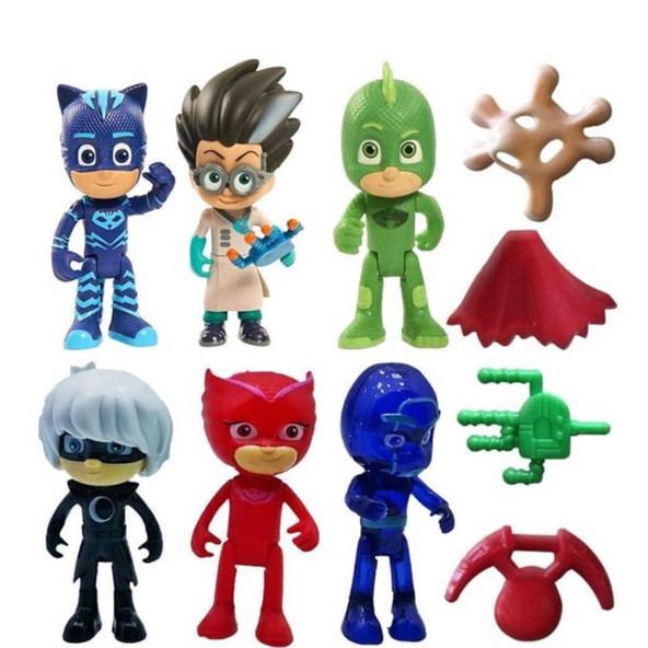 Pijamaskeliler Pjmasks Çizgi Film Karakterleri 6'Lı Figür - 2