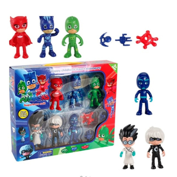 Pijamaskeliler Pjmasks Çizgi Film Karakterleri 6'Lı Figür - 3