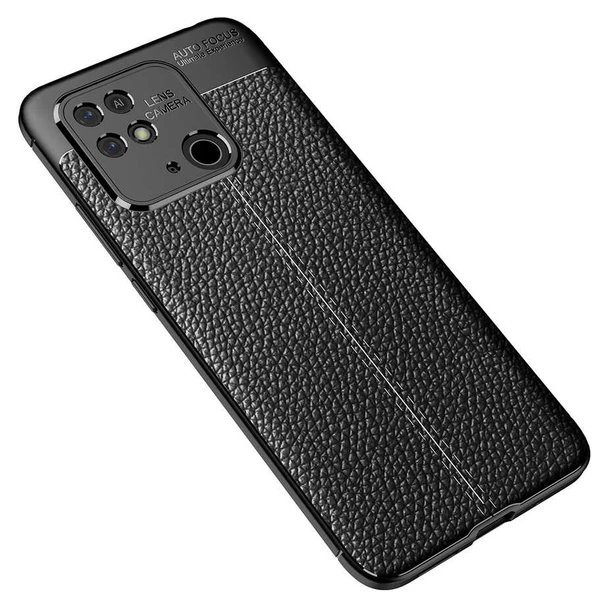 Xiaomi Poco C40 Kılıf Deri Tarzı Niss Silikon Case Kapak - 8