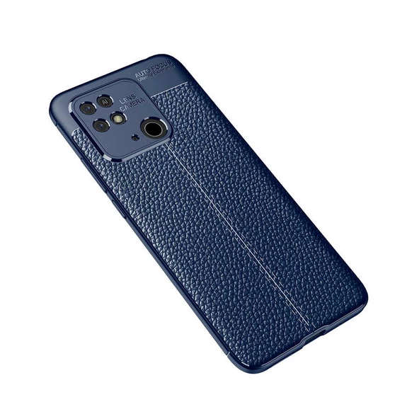 Xiaomi Redmi 10C Kılıf Deri Tarzı Niss Silikon Case Kapak - 2